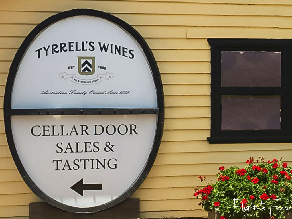 Long weekend in teh Hunter Valley Tyrrell's Estate Cellar Door