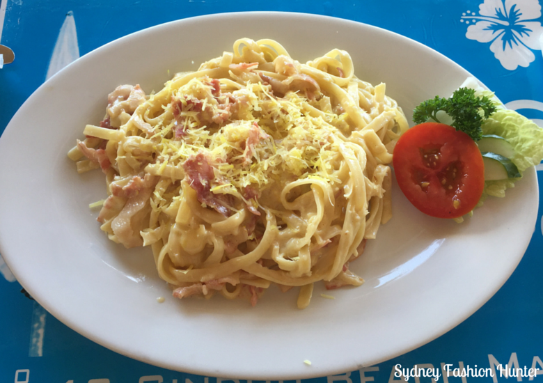 Fash Packing by Sydney Fashion Hunter: Resturant Review Benno's Sanur Bali - Fettuccine Carbonara