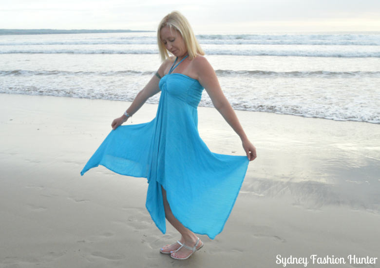 Blue Sundress In Bali: Legian Beach