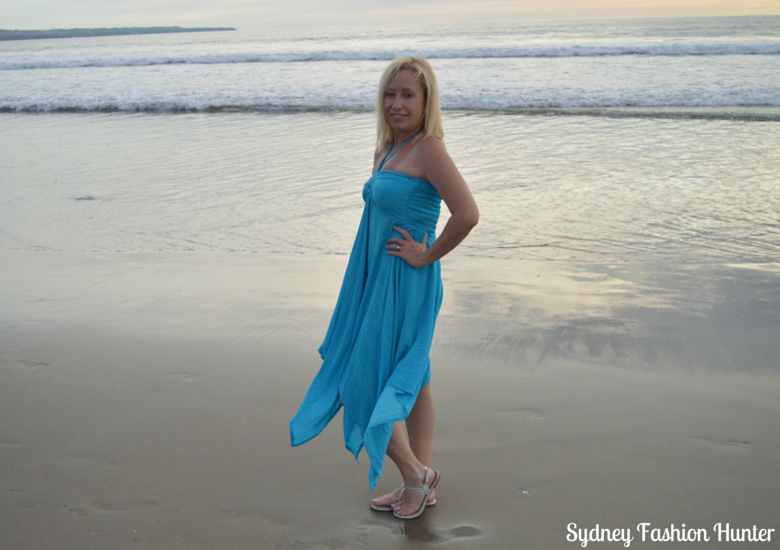 Blue Sundress In Bali