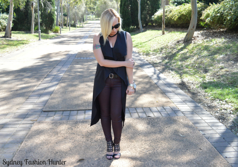 Sydney Fashion Hunter: Fresh Fashion Forum #28 SheIn Sleeveless Trench - Front