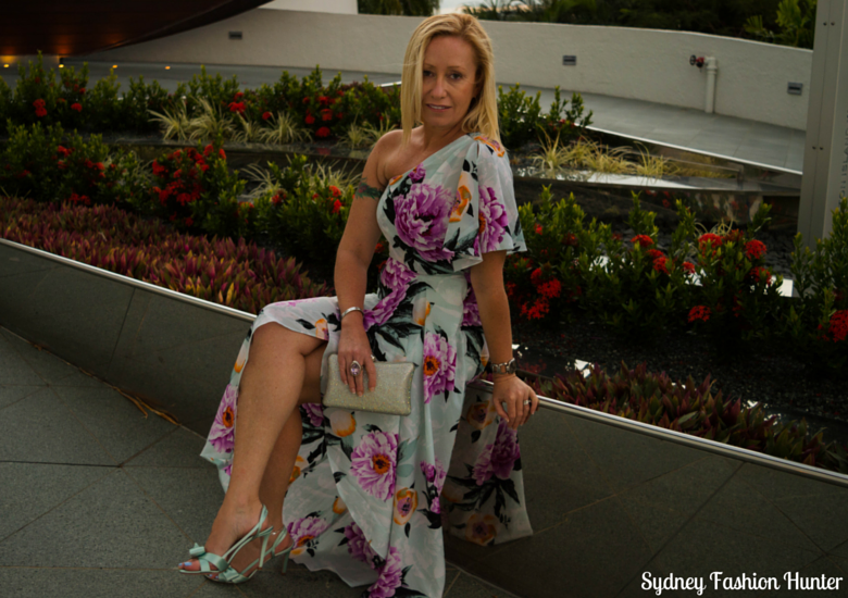 Sydney Fashion Hunter: Fresh Fashion Forum 38 - One Shoulder Floral Dress - Sitting