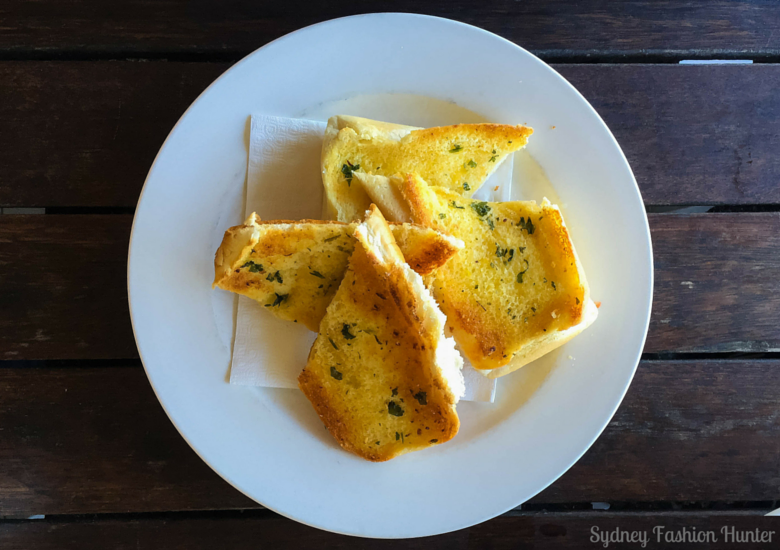 Sydney Fashion Hunter: Hamilton Island Wining & Dining - Marina Tavern - Garlic Bread