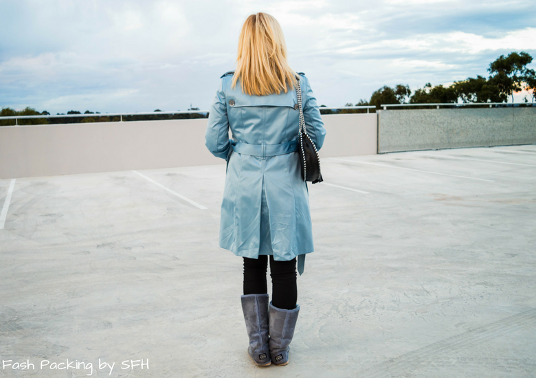 Fash Packing by Sydney Fashion Hunter: Black, White & Blue: Fresh Fashion Linkup 52 - Back