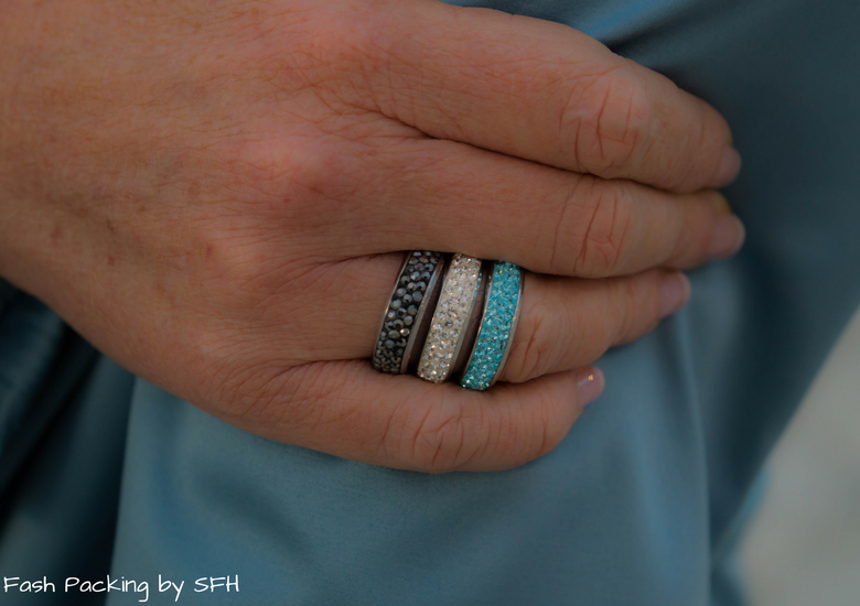 Fash Packing by Sydney Fashion Hunter: Black, White & Blue: Fresh Fashion Linkup 52 - Rings