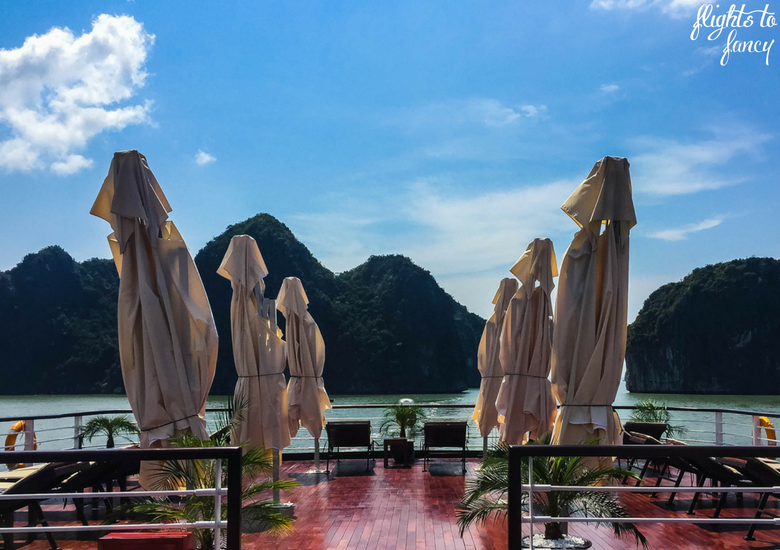 Flights To Fancy: Orchid Cruises Halong Bay Vietnam - Sun deck