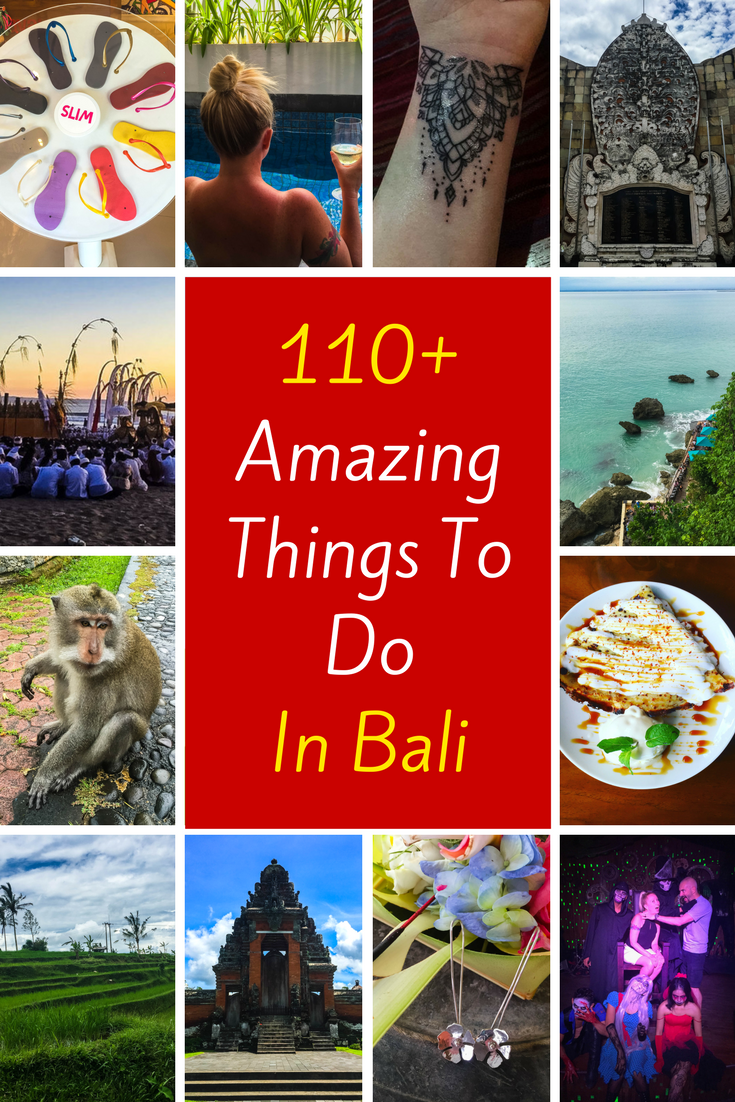Planning an epic trip to Bali? My list of 110+ amazing things to do in Bali is the most comprehensive list of activities you will ever find. You need to read this now!