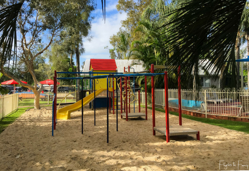 Forster Camping: Kids Playground at Great Lakes Caravan Park