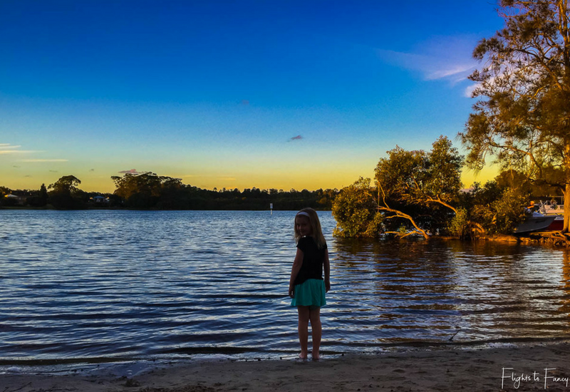 Sunset at Great Lakes Forster Caravan Park