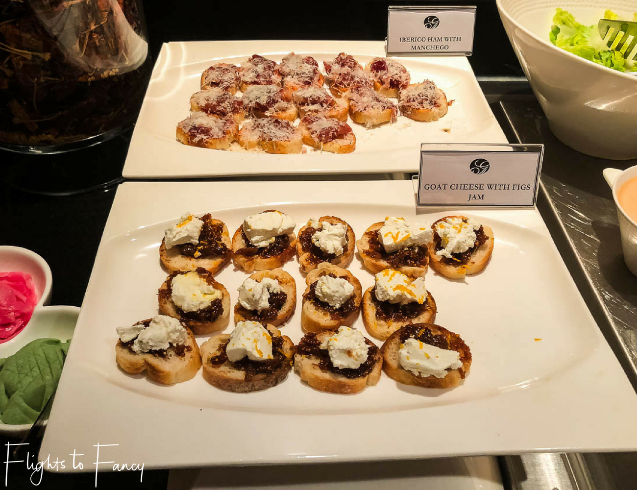 Flights to Fancy - Fairmont Makati Gold Lounge Canapes