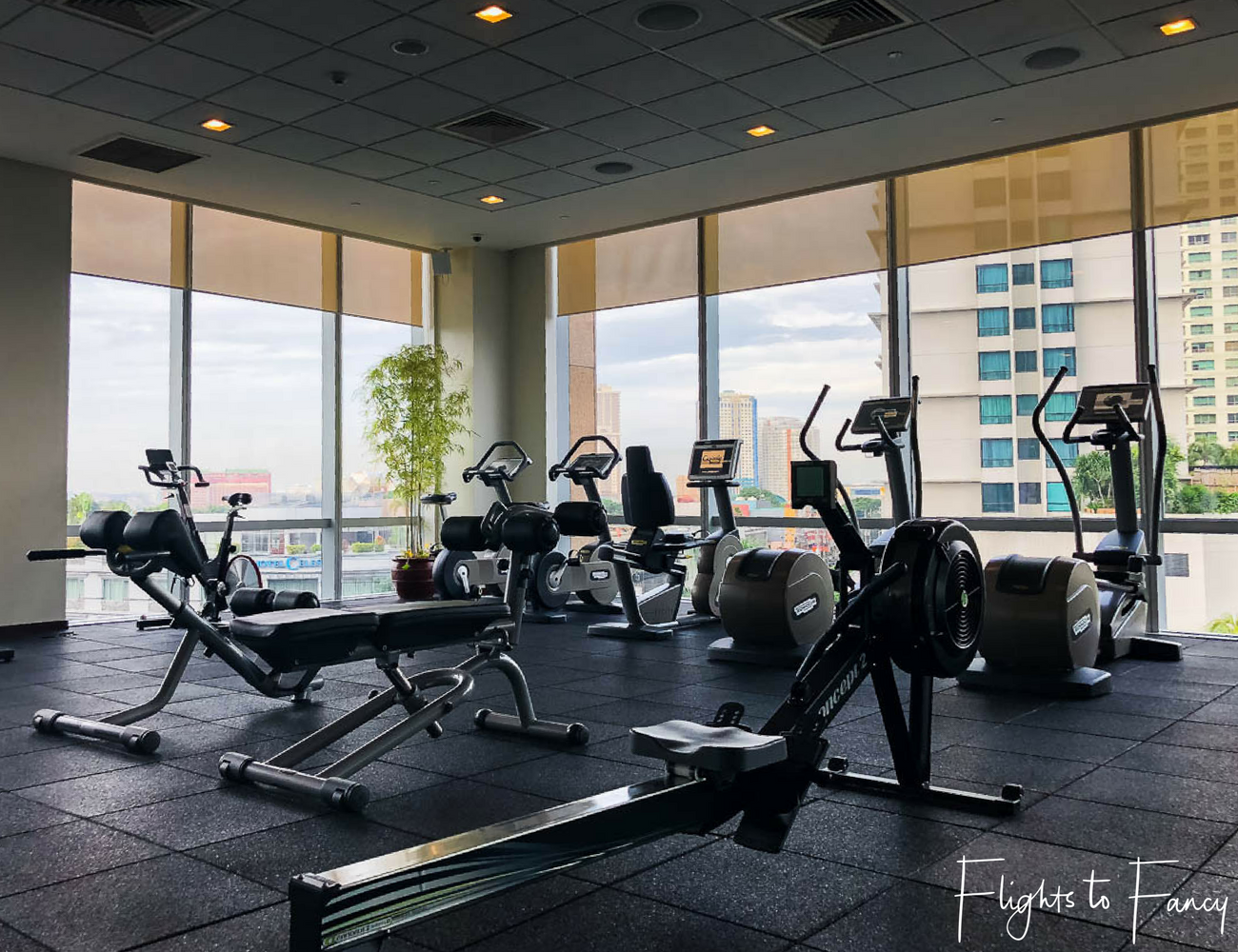 Flights to Fancy - Fairmont Makati Hotel Gym