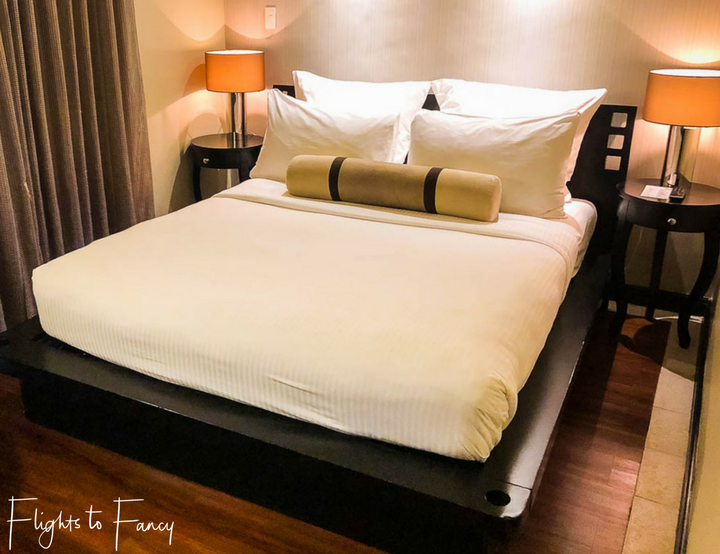 Luxury bedroom at Movenpick Beach Resort Mactan Island - Flights to Fancy