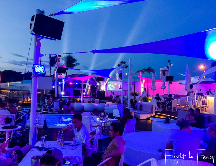 Sunset at Ibiza Beach Club Mactan Island Cebu - Flights to Fancy