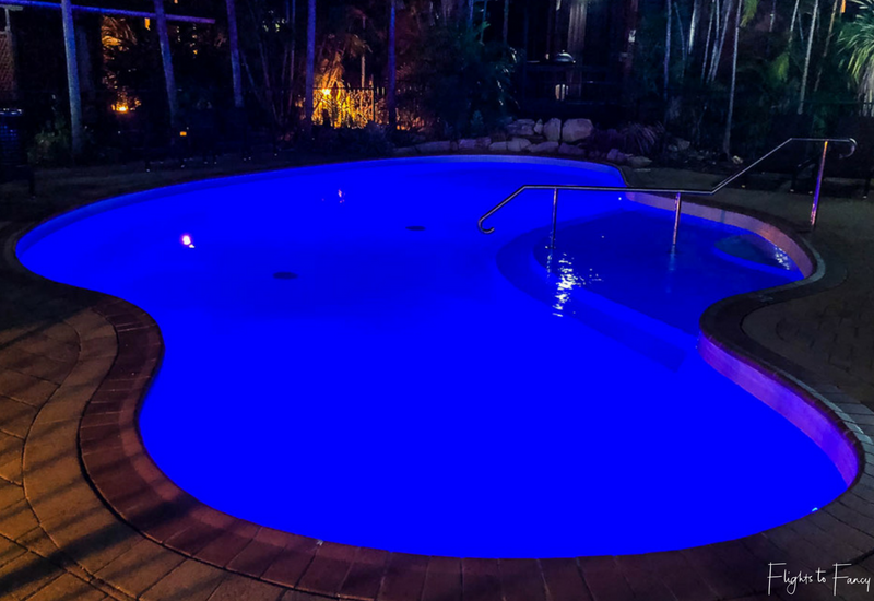 Palms City Resort Darwin - Pool at Night