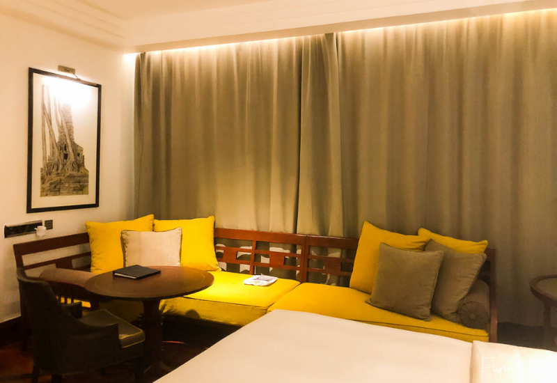 Hotel room at the Hyatt Siem Reap