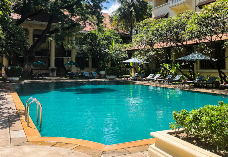 Pool at Raffles Hotel Le Royal Phnom Penh