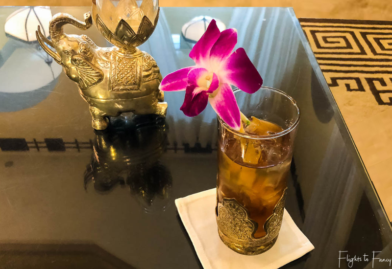 Welcome drink Raffles Hotel Le Royal Phnom Penh