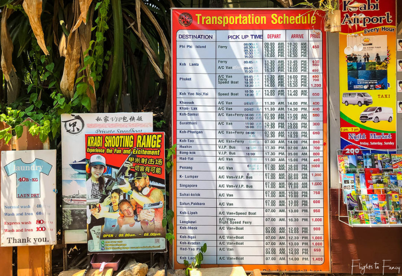 Ao Nang Transport Stall