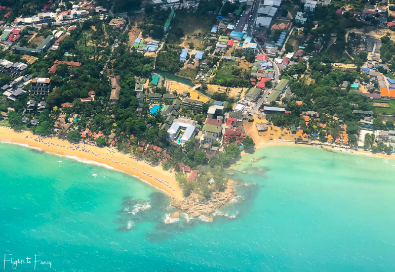 Ariel View of Chaweng Beach Koh Samui