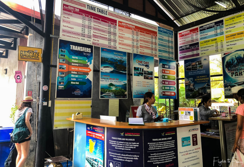 Lomprayah Koh Samui Ferry Check In Desk