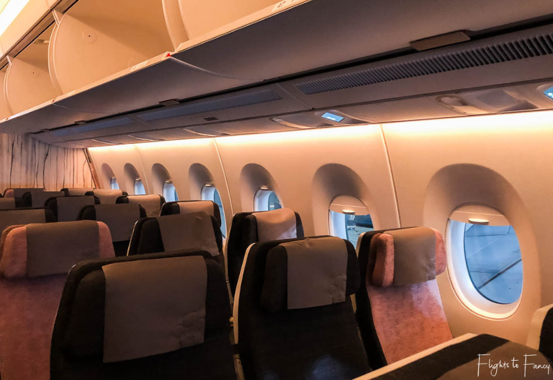 China Airlines A350-900 Economy Cabin