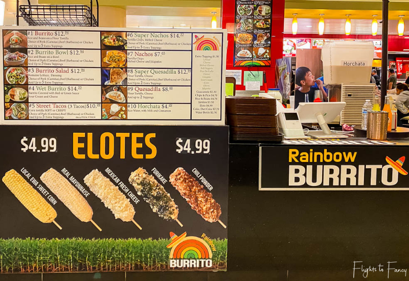 Makai Market Food Court Ala Moana Center - Rainbow Burrito