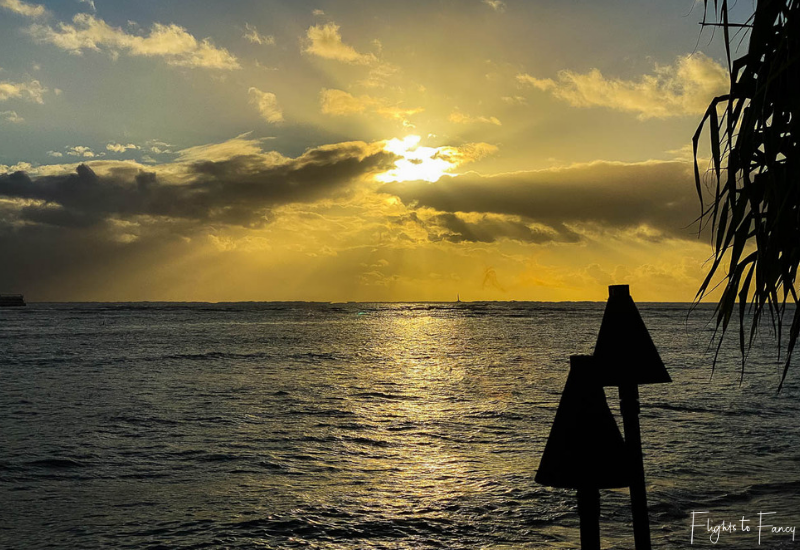 Sunsets In Oahu: View from Rumfire Waikiki